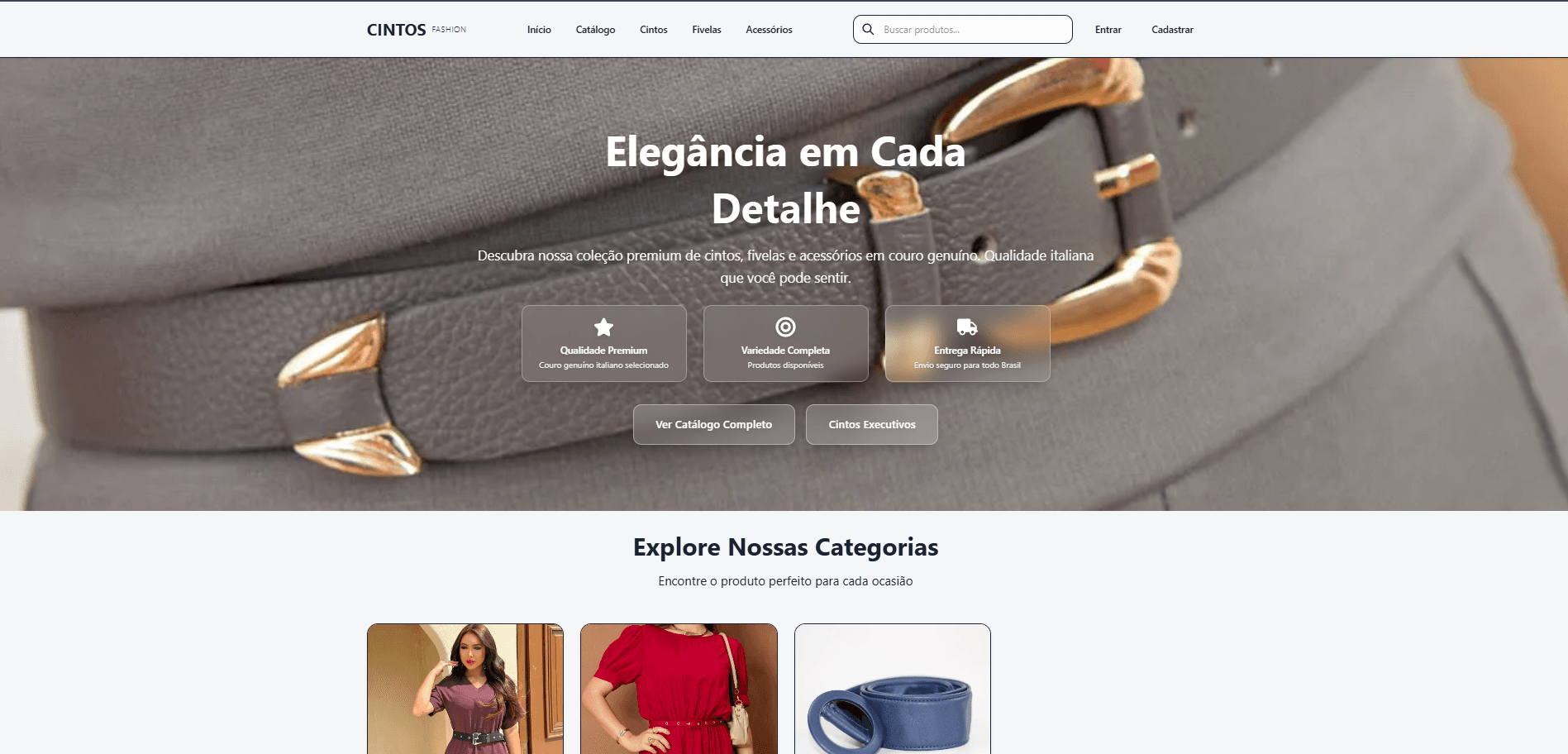 CintosFashion - Ecommerce de Acessórios